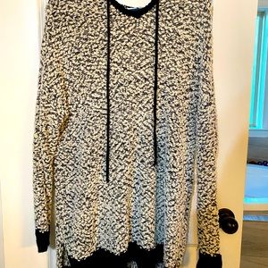 Tunic length boutique sweater